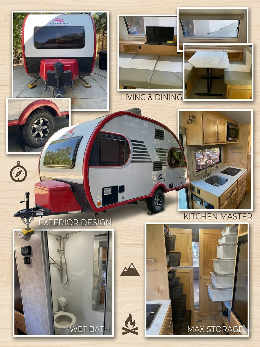 Little Guy Max camper amenities overview
